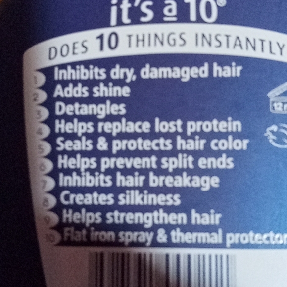 (2) It's a 10 MIRACLE LEAVE IN PRODUCT 10 OZ - Picture 2 of 3